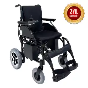 Römer Akülü Tekerlekli Sandalye | Katlanabilir Çelik Şase, Konforlu Minder R107