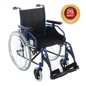 Römer Alüminyum Manuel Tekerlekli Sandalye|Katlanabilir, Hafif Yapılı ve Ayarlanabilir Kolçaklı R226