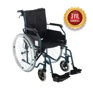 Römer Lüx Alüminyum Tekerlekli Sandalye|Refakatçi Frenli, Ayarlanabilir Ayaklık ve Katlanabilir R213