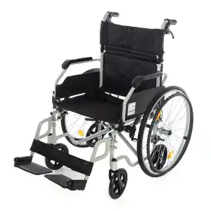 Römer Özellikli Alüminyum Manuel Tekerlekli Sandalye | Katlanabilir ve Baldır Destekli R224