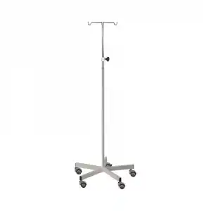 Serum Askısı | Nikelajlı Gövde, 2 veya 4 Kancalı, 5 Tekerlekli Antistatik Taban E-287/A