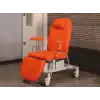 2 Motorlu Kan Alma Koltuğu Turuncu | Motorlu Sırt ve Ayakucu Ayarlı, Ergonomik Destekli TM-A 1022