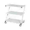 Cihaz Arabası | Z Tipi, Üç Katlı Metal Gövde, Antistatik Tekerlekli E-231/B