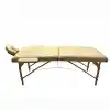 Comfort Plus Masaj Masası Bej | Ahşap Ayaklı, Ayarlanabilir Yükseklik, Taşıma Çantalı GM-201