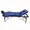 Comfort Plus Masaj Masası Mavi | Ahşap Ayaklı, Ayarlanabilir Yükseklik, Taşıma Çantalı GM-305