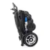 Comfort Plus Akülü Tekerlekli Sandalye Siyah | Katlanabilir Güçlü Sürüş Ergostar-Lux