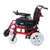 Comfort Plus Akülü Tekerlekli Sandalye Bordo | 340W Motor, Yatarlı Sırt, Katlanabilir Alüminyum Şase, 130 kg Taşıma Kapasiteli Allure