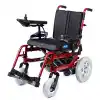 Comfort Plus Akülü Tekerlekli Sandalye Bordo | 340W Motor, Yatarlı Sırt, Katlanabilir Alüminyum Şase, 130 kg Taşıma Kapasiteli Allure