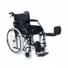 Comfort Plus Tekerlekli Sandalye | 45 cm Genişlik, Refakatçi Frenli, Katlanabilir Çelik Gövde, Çıkarılabilir Kol ve Ayaklı DM-303