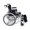 Comfort Plus Tekerlekli Sandalye Beyaz | 55 cm Geniş Oturum, Çift Makaslı Çelik Şase, DM-312