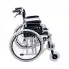 Comfort Plus Tekerlekli Sandalye Beyaz | 55 cm Geniş Oturum, Çift Makaslı Çelik Şase, DM-312