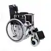 Comfort Plus Tekerlekli Sandalye Beyaz | 55 cm Geniş Oturum, Çift Makaslı Çelik Şase, DM-312