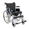 Comfort Plus Tekerlekli Sandalye | WC Özellikli, 45 cm Oturum Genişliği, Refakatçi Frenli, Çelik Gövde DM-545
