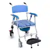 Comfort Plus Tuvaletli Tekerlekli Sandalye | Katlanabilir Alüminyum Gövde, Klozete Yanaşabilir Tasarım DM-69U