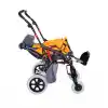 Comfort Plus Engelli Puseti Turuncu | Alüminyum Şase, İki Yönlü Ayarlanabilir Koltuk, 40 cm Oturum Genişliği, DM-8001 BUGGY