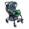 Comfort Plus Engelli Puseti Yeşil | Alüminyum Şase, İki Yönlü Ayarlanabilir Koltuk, 40 cm Oturum Genişliği, DM-8001 BUGGY
