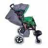 Comfort Plus Engelli Puseti Yeşil | Alüminyum Şase, İki Yönlü Ayarlanabilir Koltuk, 40 cm Oturum Genişliği, DM-8001 BUGGY