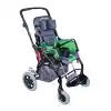 Comfort Plus Engelli Puseti Yeşil | Alüminyum Şase, İki Yönlü Ayarlanabilir Koltuk, 40 cm Oturum Genişliği, DM-8001 BUGGY