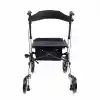 Comfort Plus Rolatör Yürüteç Gri | Alüminyum Gövde, Katlanabilir, Oturmalı, Frenli ve Dolgu Tekerlekli DM-9102