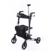 Comfort Plus Rolatör Yürüteç Gümüş | Alüminyum Gövde, Oturmalı, Katlanabilir ve Frenli DM-9102