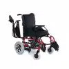 Comfort Plus Akülü Tekerlekli Sandalye Bordo | 340W Motor, Katlanabilir Çelik Şase, 120 kg Taşıma Kapasiteli Escape LX