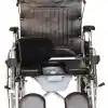 Poylin Banyo Tuvalet Sandalyesi | Sırt Yatar, Ayak Kalkar, Katlanabilir Çelik Gövde P615