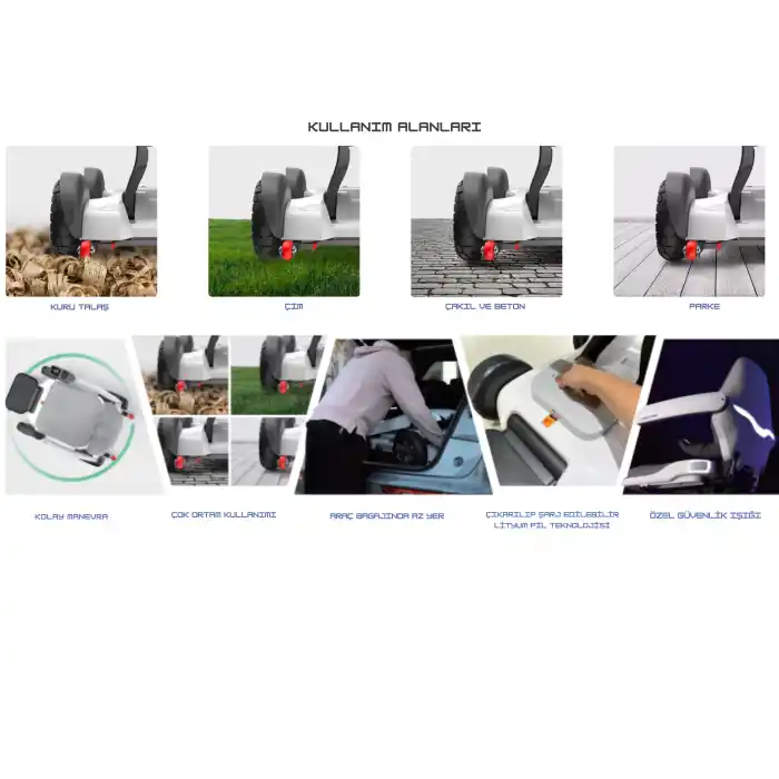 Poylin Akülü Tekerlekli Sandalye | Robotik Yay Teknolojisi, Yanal Dönüş Manevra Sistemi P210 Robotics