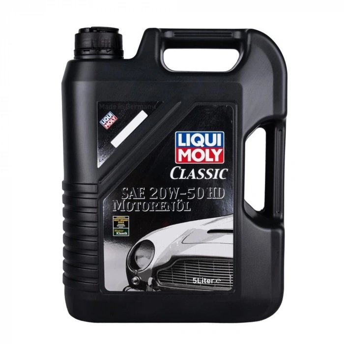 Liqui Moly Classic Motoroil SAE 20W-50 HD (1129) | Klasiklerin Vazgeçilmez Koruması (5 Lt)
