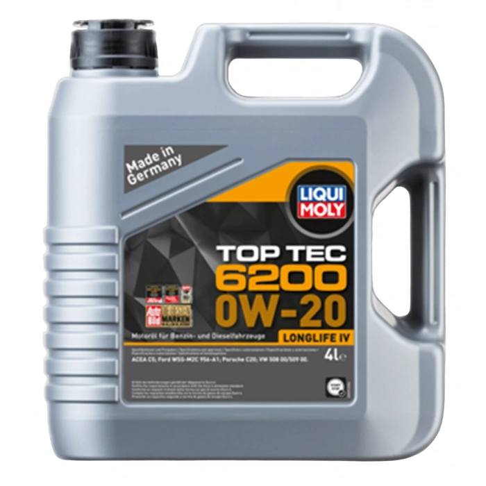 Liqui Moly Top Tec 6200 0W-20 Motor Yağı (20788) | Üstün Alman Teknolojisi (4 Lt)
