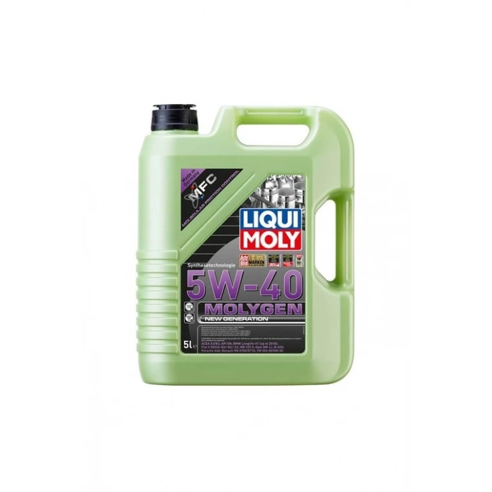Liqui Moly 5W40 (8536) | Molygen New Generation: Motorunuz İçin Moleküler Teknoloji (5 Lt)