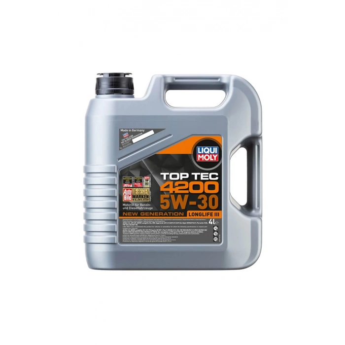 Liqui Moly 5W30 Top Tec 4200 (3715) | Uzun Ömür ve Maksimum Motor Koruması (4 Lt)