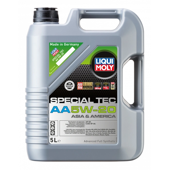 Liqui Moly 5W20 Special Tec AA (20793) | Asya ve Amerikan Motorları İçin İleri Teknoloji (5 Lt)