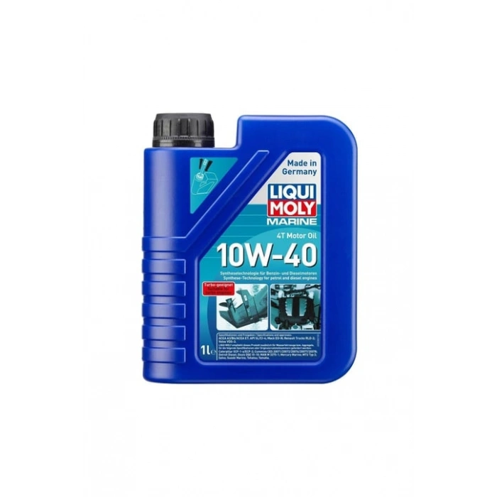 Liqui Moly Marine 4T 10W-40 (25012) | Denizin Sert Koşullarında Üstün Koruma (1 Lt)