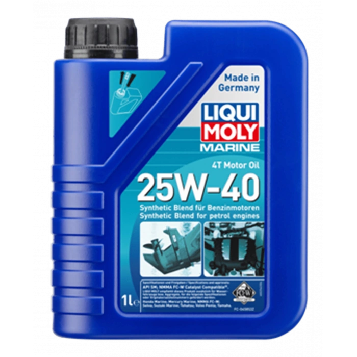 Liqui Moly 25W40 Marine 4T (25026) | Ağır Şartlar İçin Maksimum Yağ Filmi Direnci (1 Lt)
