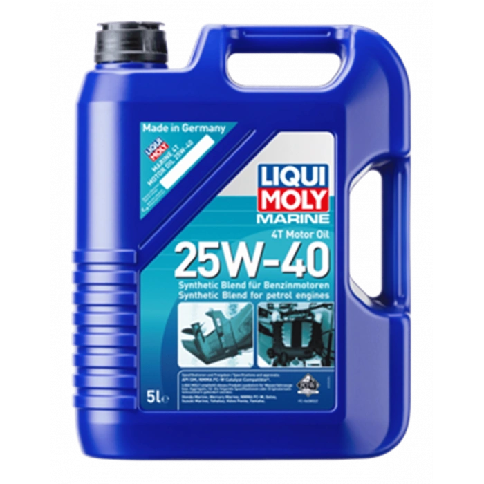 Liqui Moly 25W40 Marine 4T (25027) | Ağır Hizmet Tipi Deniz Motorları İçin Maksimum Koruma (5 Lt)