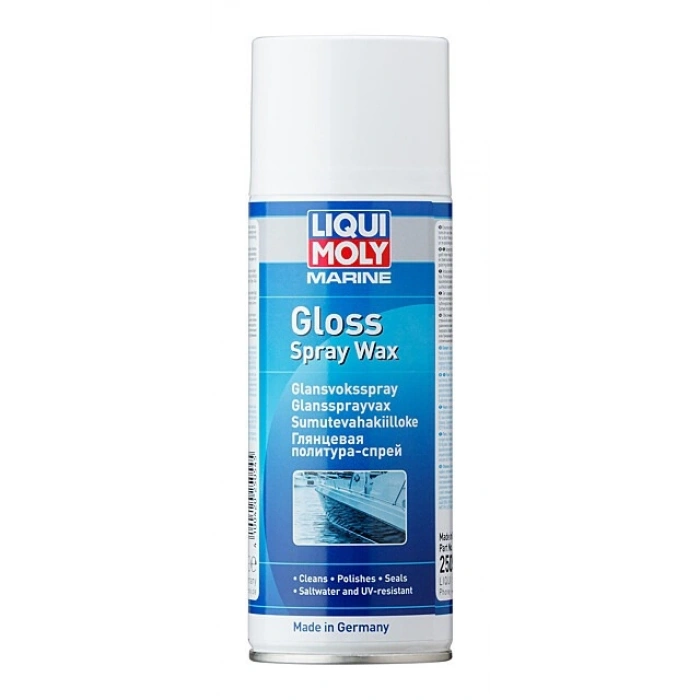 Liqui Moly Marine Gloss Spray Wax (25054) | Tekneniz İçin Hızlı Parlaklık ve Ultra Koruma (400 Ml)