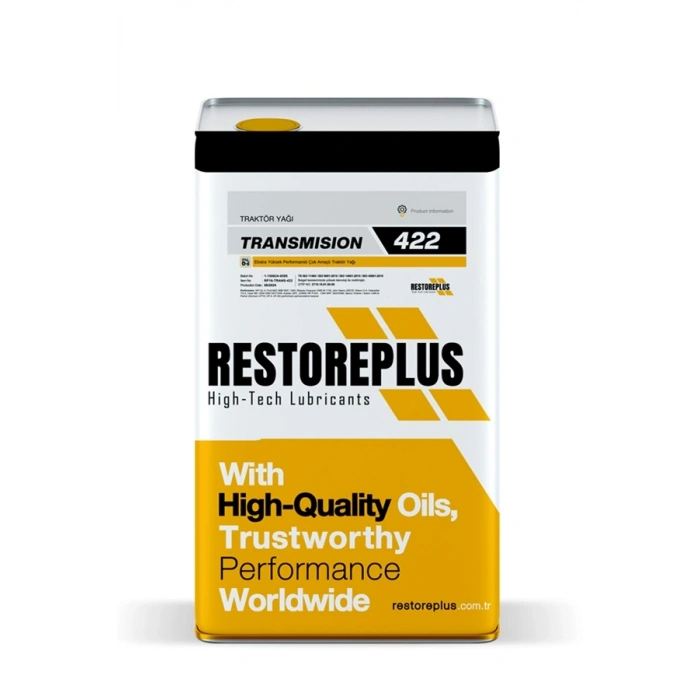 RESTOREPLUS TRANSMISSION 422 | Ekstra Yüksek Performanslı Çok Amaçlı Traktör Yağı (16 Lt)