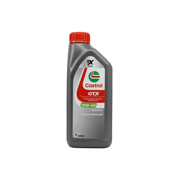 Castrol GTX 10W-40 | Motorunuz İçin Uzun Ömürlü Koruma ve Üstün Temizlik (1 Lt)