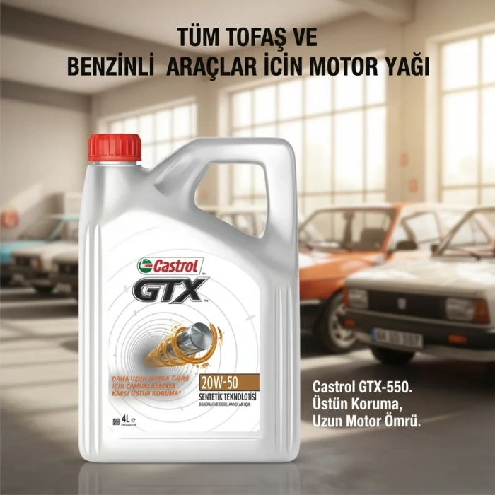 Castrol GTX LPG 20W-50 4 Liter Engine Oil