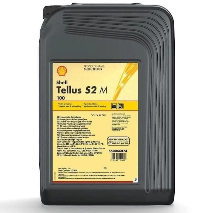 Shell Tellus S2 M 100 20 Litre Hidrolik Sistem Yağı