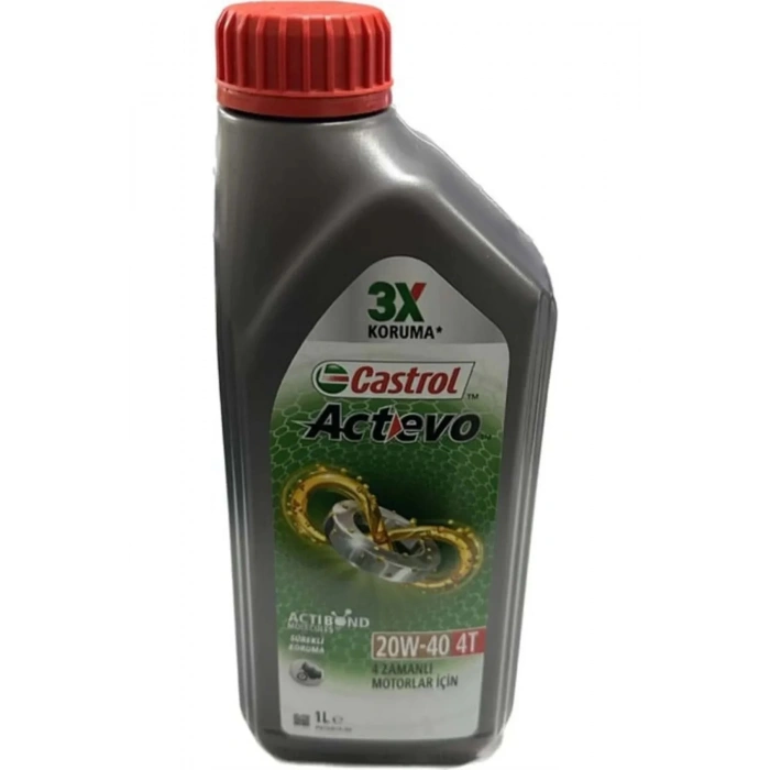 Castrol Actevo 20W-40 Motosiklet Yağı 1 Lt