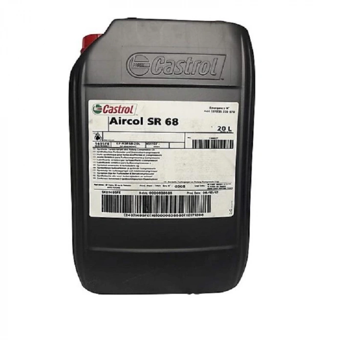 Castrol Aircol Pd 68 20 Litre Kompresör Yağı