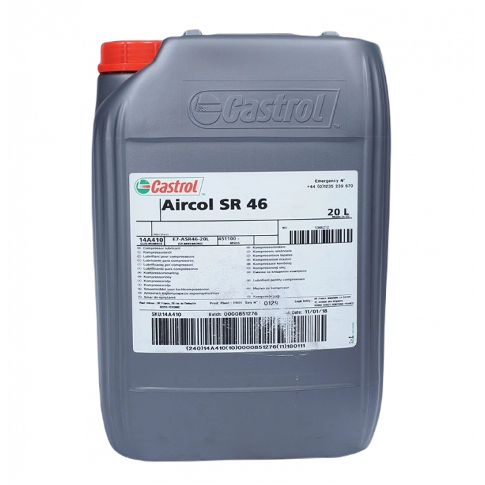 Castrol Aircol Sr 46 20 Litre Kompresör Yağı