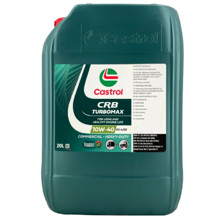 Aceite de motor Castrol CRB Turbomax 10W-40 CK-4/E9 20 Lt