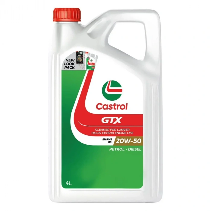 Castrol GTX LPG 20W-50 4 Litre Motor Yağı