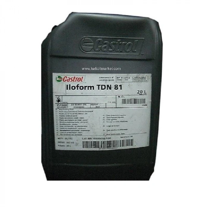 Castrol Iloform Tdn 81 20 Litre Metal İşleme Yağı