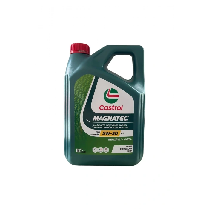 Castrol Magnatec 5W-30 A5 4 Liter - Fully Synthetic Fuel Efficient Engine Oil