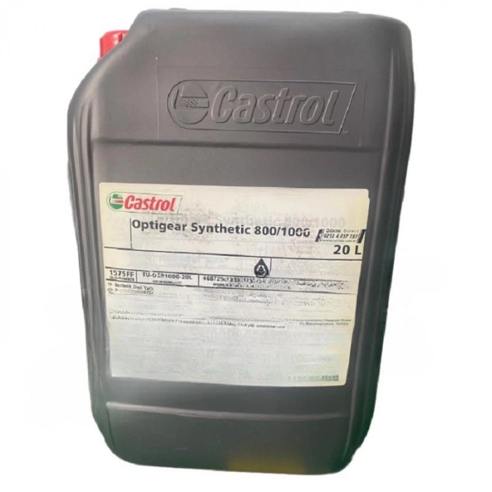 Castrol Optigear S800/1000 Synth 20 Litre Kapalı Sistem Dişli Yağı
