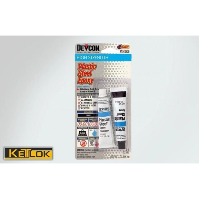 Devcon Plasti̇k Çeli̇k Epoksi̇ Macun 28.4 Gr 60 Daki̇ka Macunu