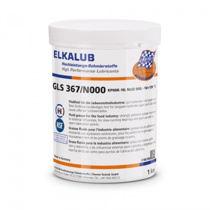 Elkalub Gls 367/N000 1Kg Gıda Gresi